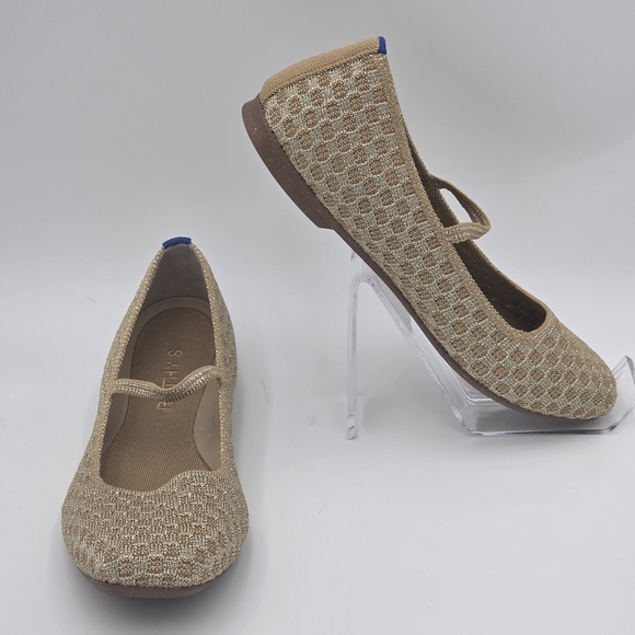 Rothy's Shoes - Rothy's The Max Square Mary Jane in Golden Sun Basket